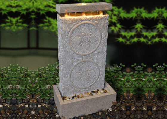 ประเทศจีน น้ำพุน้ำกลางแจ้ง Handcrafted พร้อมไฟ Led ผู้ผลิต