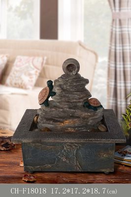 ทำด้วยมือ Polyresin Rockery Home Water Fountain ในร่ม ผู้ผลิต