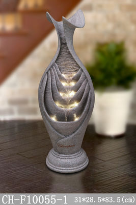 กระถางต้นไม้ไฟ Polyresin Backyard Water Fountain ผู้ผลิต