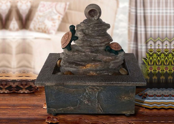 ทำด้วยมือ Polyresin Rockery Home Water Fountain ในร่ม ผู้ผลิต