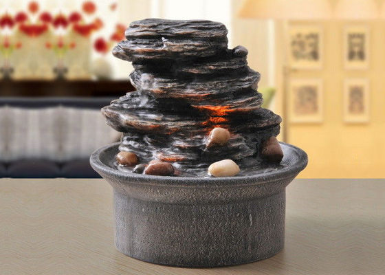 6 นิ้ว Polyresin Rockwork น้ำพุกลางแจ้งในร่ม ผู้ผลิต
