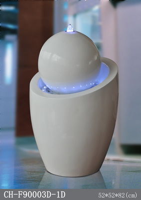 รูปไข่ 80 ซม. พร้อม Ball SAA Led Light Water Fountain ผู้ผลิต