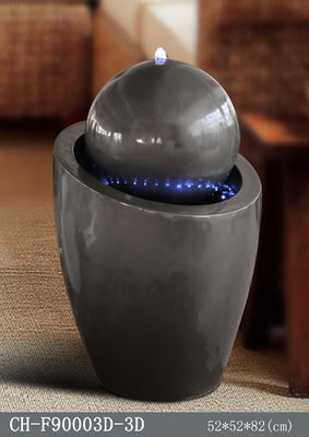 รูปไข่ 80 ซม. พร้อม Ball SAA Led Light Water Fountain ผู้ผลิต
