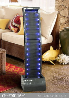 น้ำพุกลางแจ้ง 110 ซม. พร้อมไฟ LED ผู้ผลิต