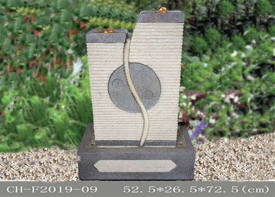 หยินหยางแปด Trigrams นำน้ำพุหินทรายสี ผู้ผลิต