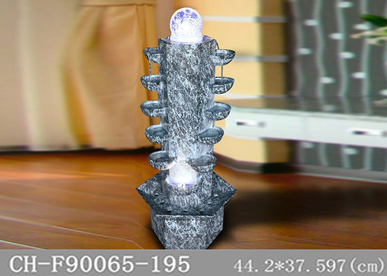 H97CM ไฟเบอร์กลาสคอลัมน์น้ำคุณสมบัติไฟ LED HandMade ผู้ผลิต